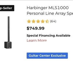 Harbinger MLS1000 Personal Line Array Speaker System