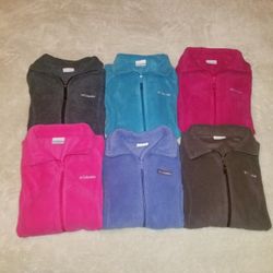 See Below Reagarding Price...COLUMBIA FLEECE JACKETS