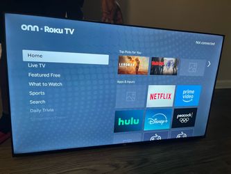 55 INCH ROKU FLAT SCREEN