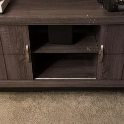 Grey tv stand