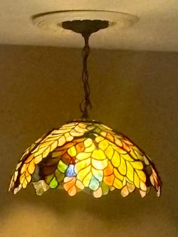 Stain glass ceiling lamp