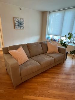 Gray 3 seater couch
