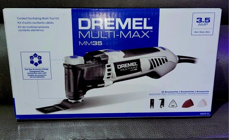 Dremel Multi-Max 3.5 amps 120 V Corded Oscillating Multi-Tool Kit New Sealed