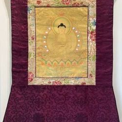 Buddha Thangka, Hand Painted
