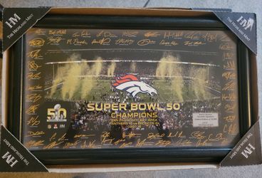 Broncos Superbowl 50 memorabilia