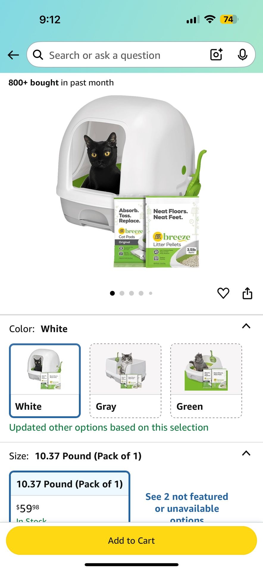 pellet litter box