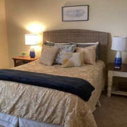 Queen Bed and Headboard 
