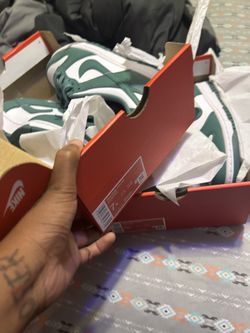 Green And White Dunks