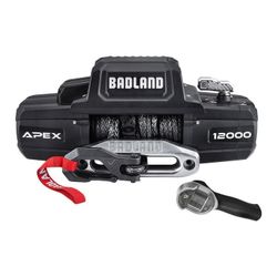 BADLAND APEX 12,000 lb. Winch with Synthetic Rope and Wireless Remote
