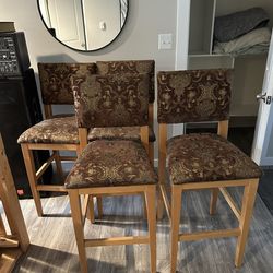 Upholstered Bar Stool Chairs