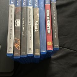 PS4 With Controller And Power Cable And Games