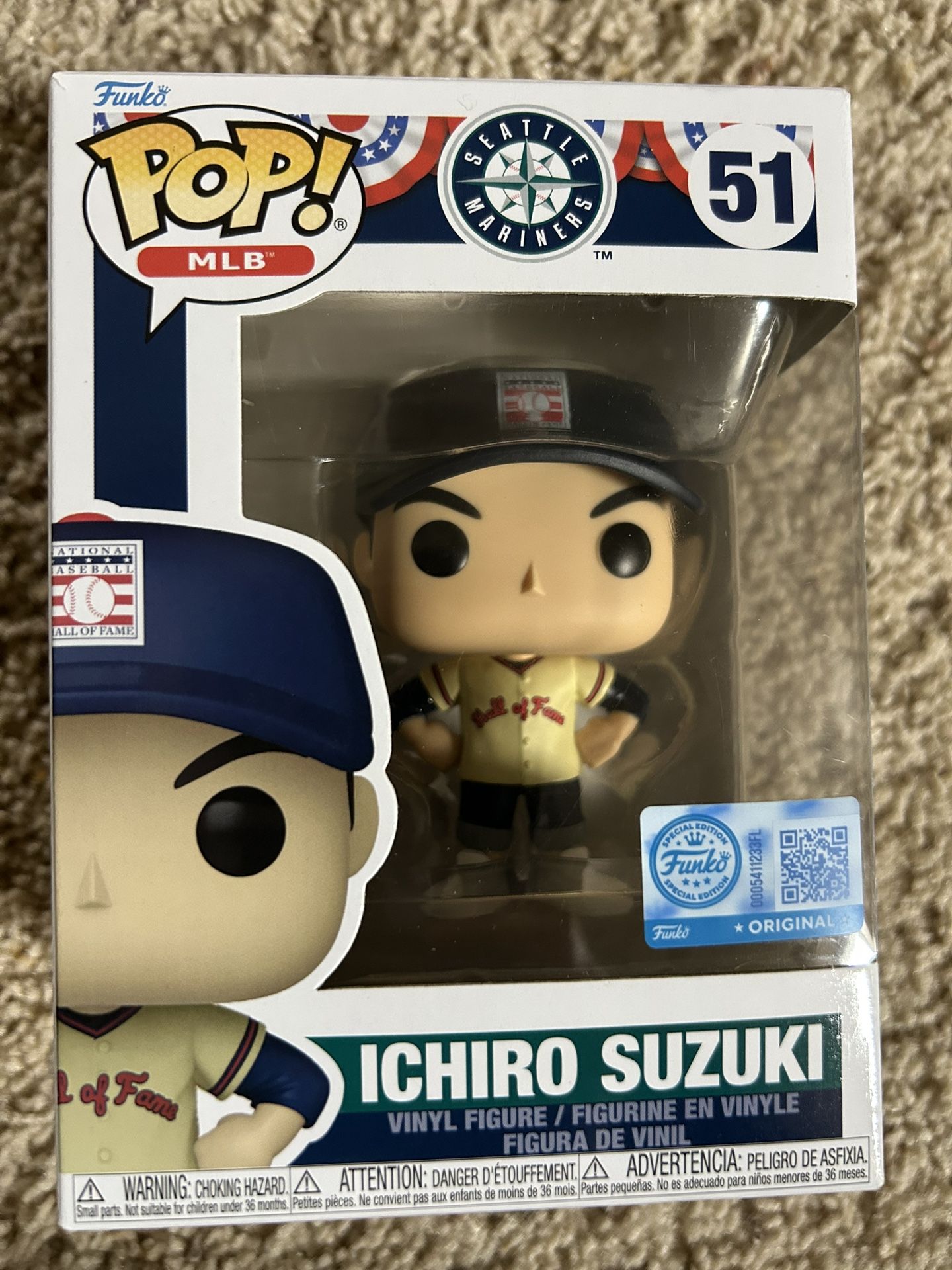 Ichiro Suzuki Funko Pop Seattle Mariners