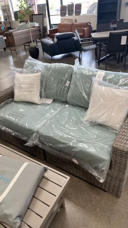 Patio love seat couch