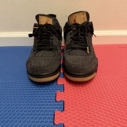 Air Jordan 4 Levi's Black Denim 10