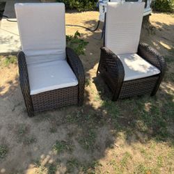 Patio Recliners Display Model Small Outdoor Patio Recliner Chairs Small Patio Chairs Display Models 🆕🚎🚛🆕