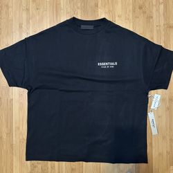 ESSENTIALS FW2024 BLACK SHIRT