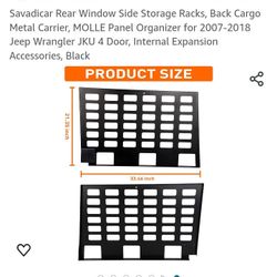 Jeep Rack Storage 