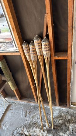 4 tiki torch’s