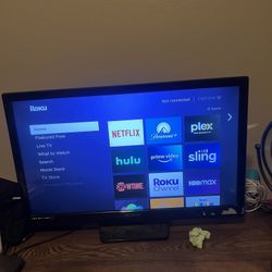 32in Emerson TV With Roku Box