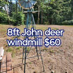 8ft Antique John Deer Windmill