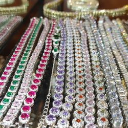 Tennessee Bracelet 925 Italian Silver  They All Different prices 