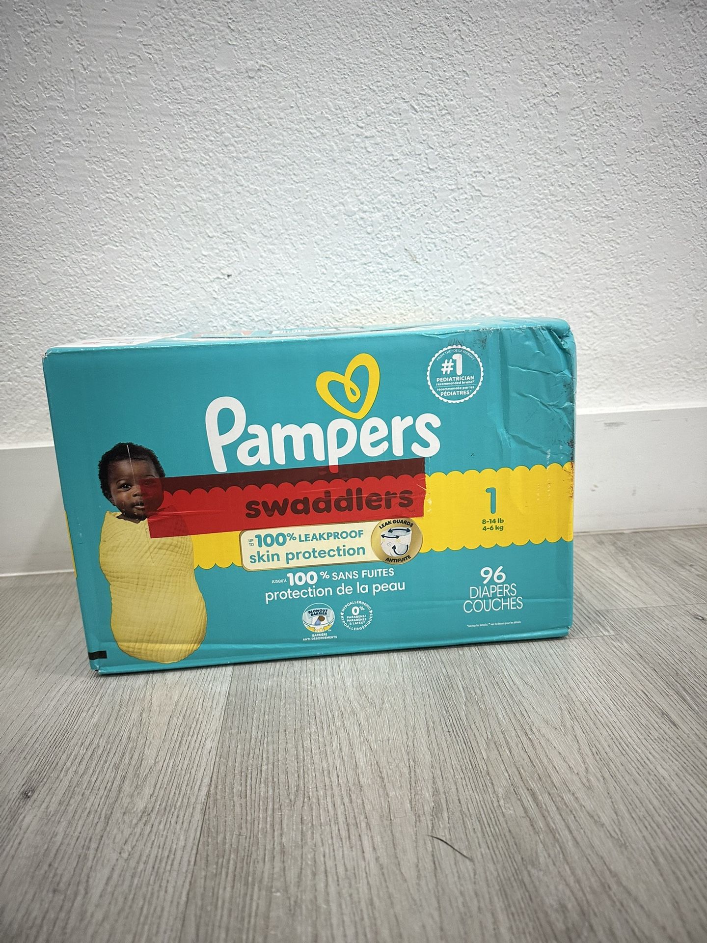 Size 1 pampers - Unopened, Sealed Box