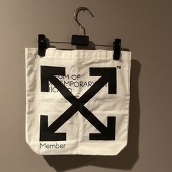 Off White MCA Tote Bag