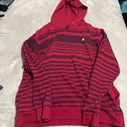 DC Shoes Striped Pullover Hoodie