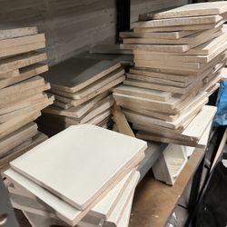 Miscellaneous Tiles for Small Projects or Art  See Details Below Selling As A Lot