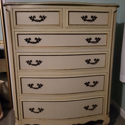 Tall French Provencial Dresser