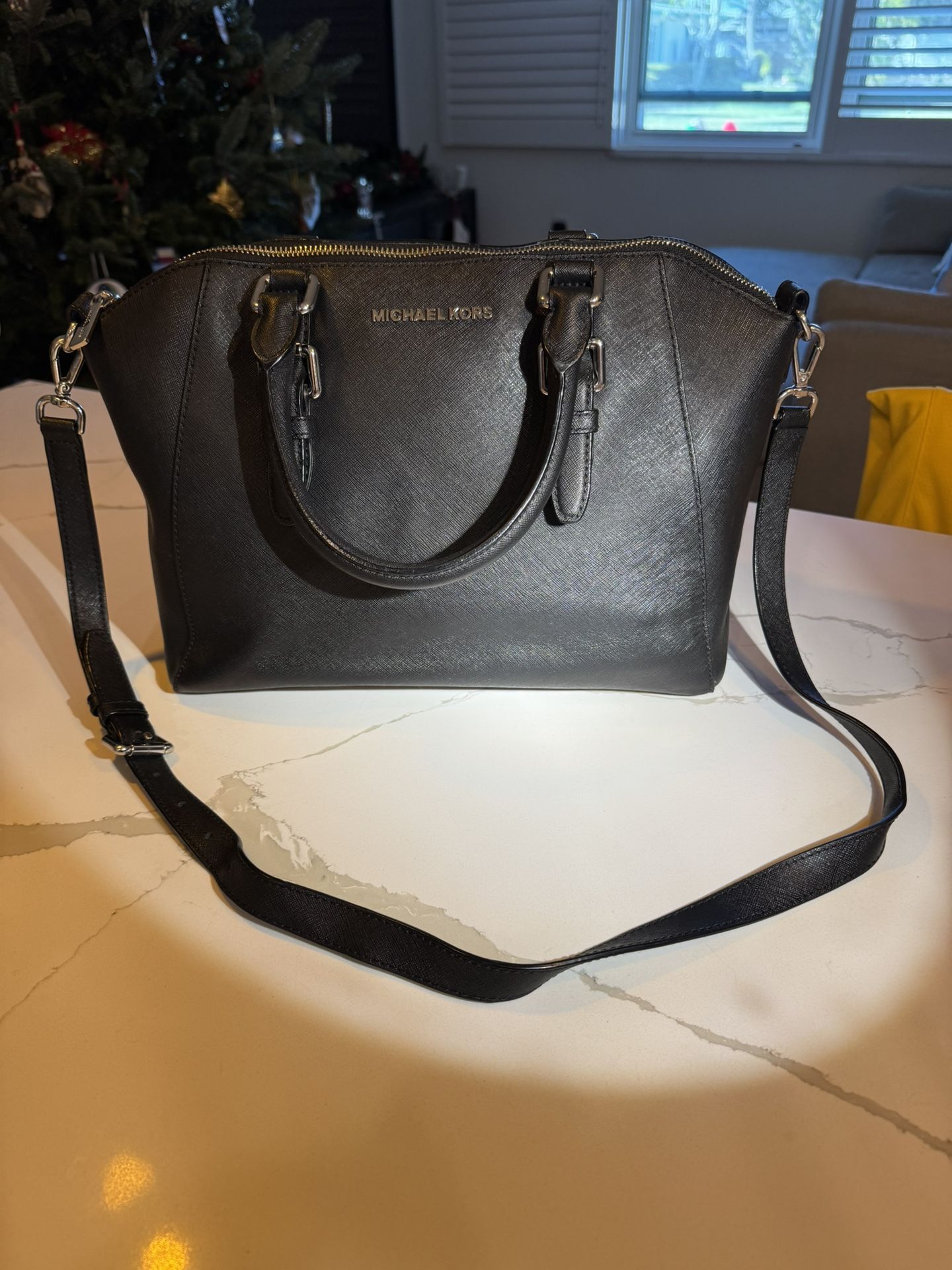 Michael Kors ‘Ciara Large Saffiano Leather Satchel’