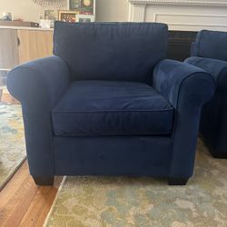 Pottery Barn Roll Arm Chair - 39”