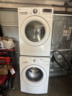 Whirlpool Duet Stackable Washer And LG Gas Dryer
