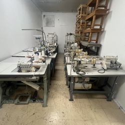 Sewing Machines: Pegasus & Juki Single Needles/Over/Cover