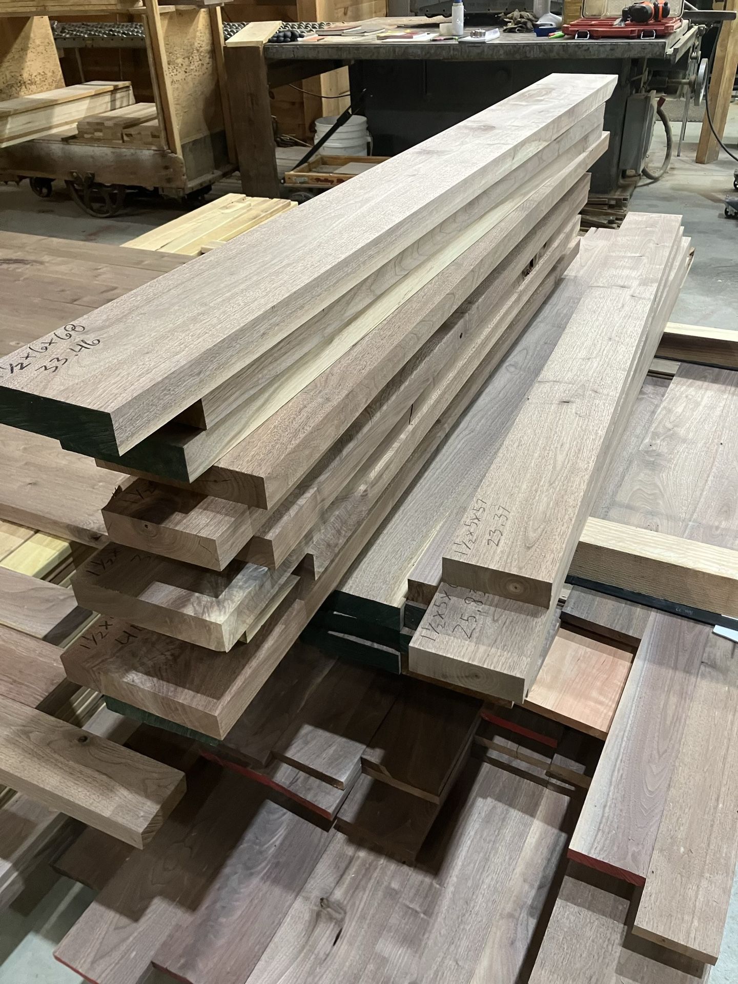 1.5” Black Walnut Lumber