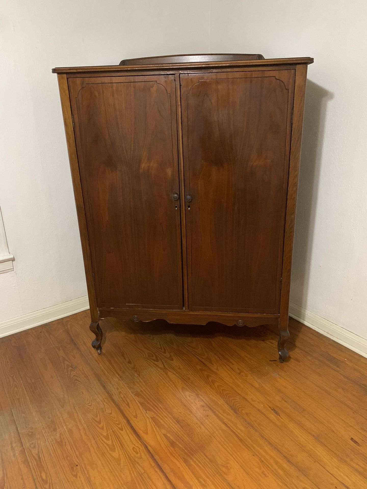 Antique Armoire Cabinet 