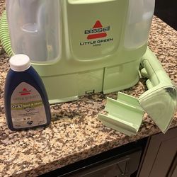 BRAND NEW Little Green Bissell, upholstery and carpet cleaner machine Little Green Bissell, upholstery and carpet cleaner machine
