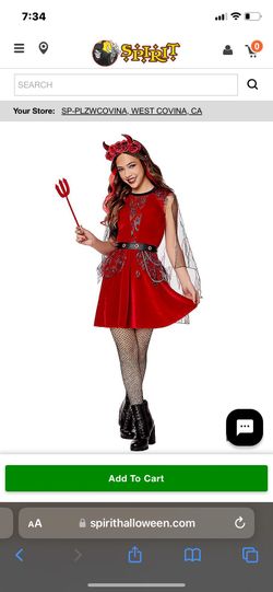 Girls Devil Costume 