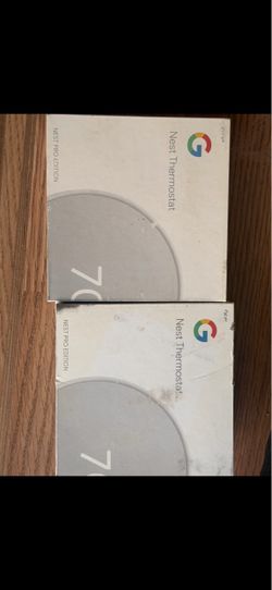 Google Nest Thermostat Nest Pro Edition (x2)