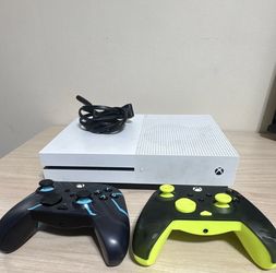 Xbox One S with Power Cord and HDMI includes two Controllers
