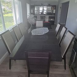 Italian ALF UNO Dining Set - Table + 8 Chairs