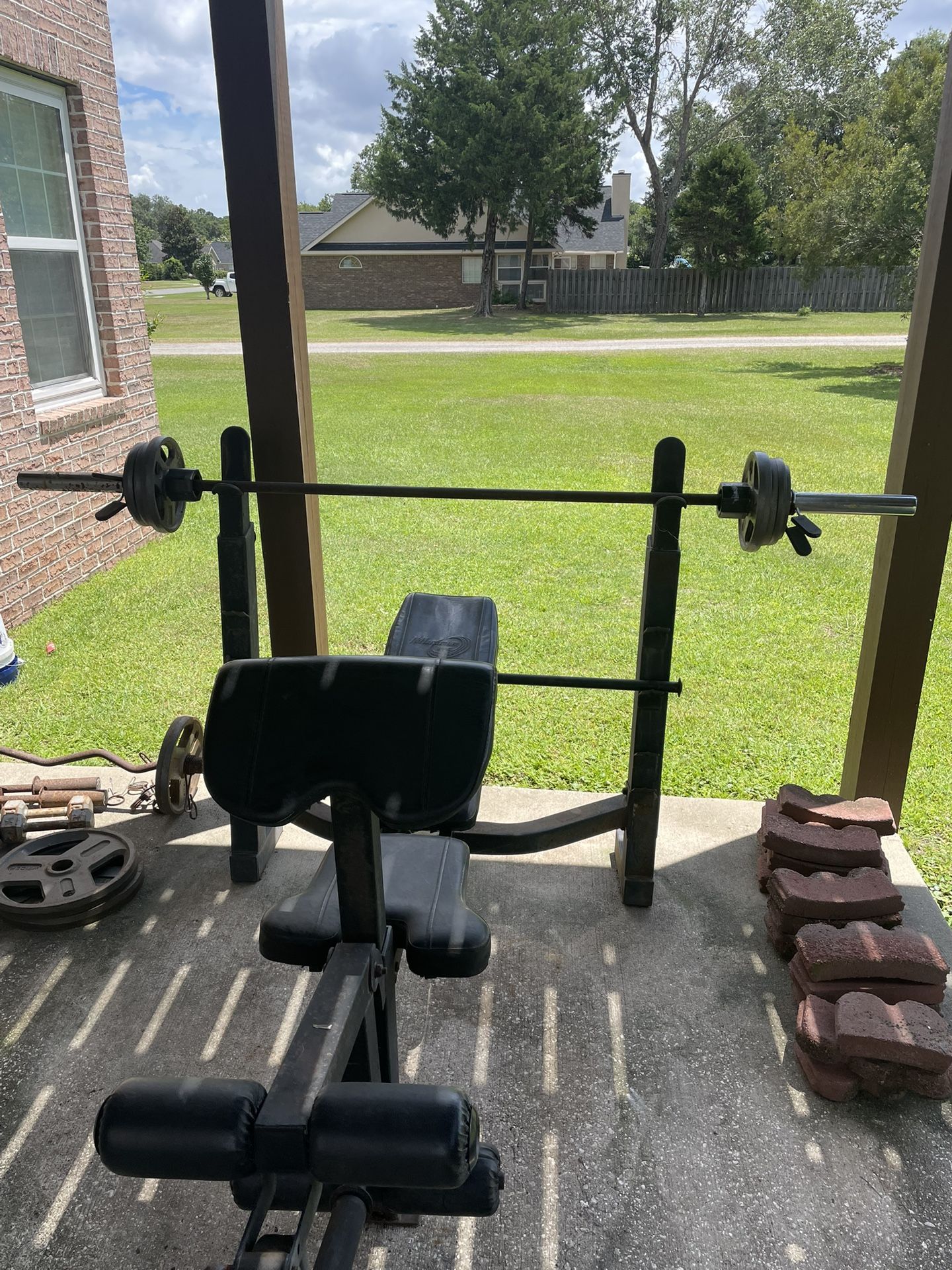 Used Weight Bench Set