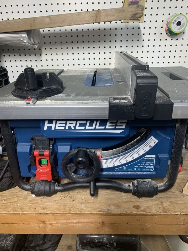 hercules table saw stand fold