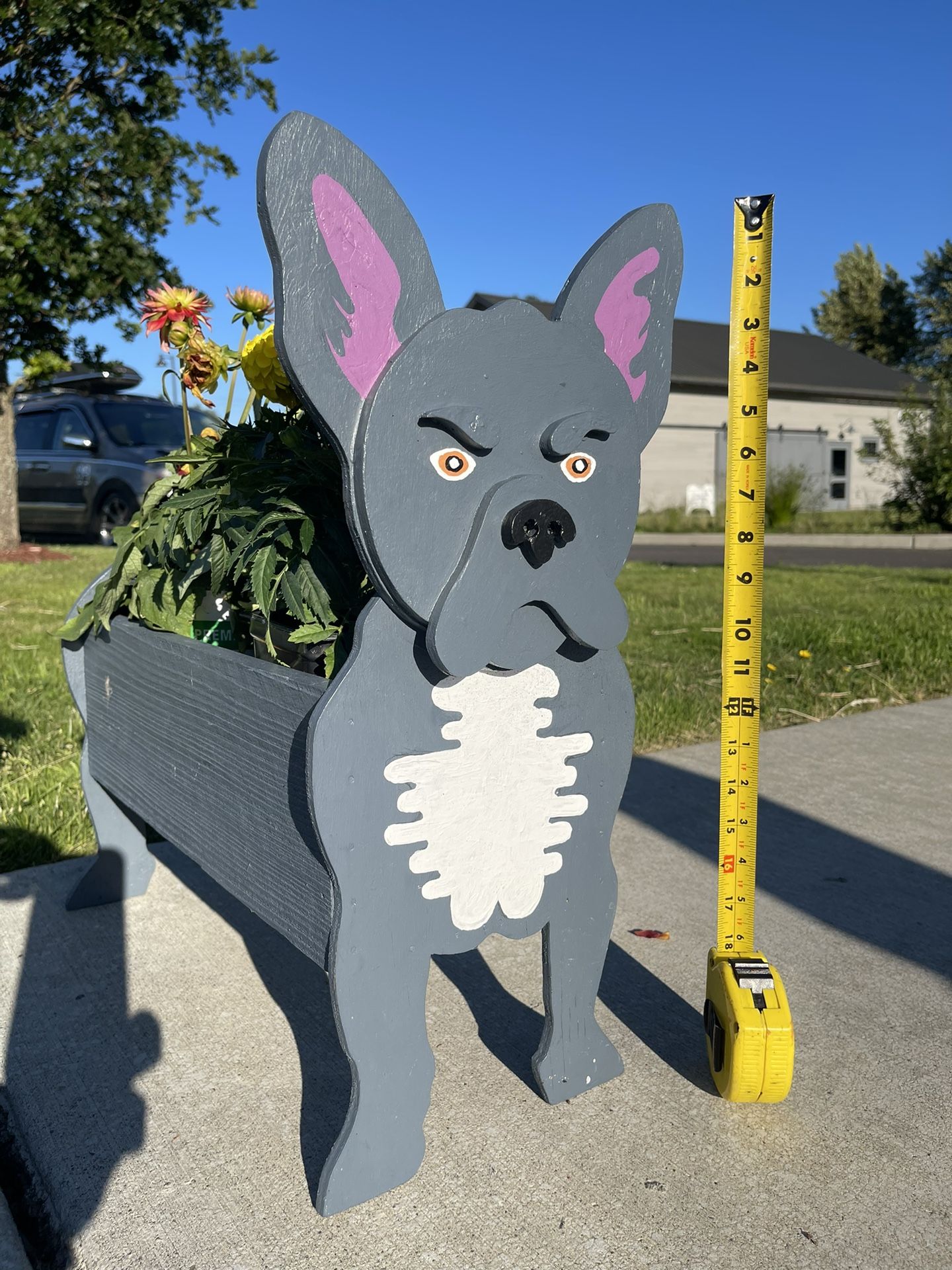 French Bulldog Planter