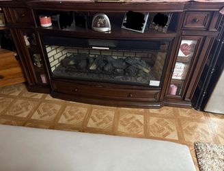 Fireplace entertainment center