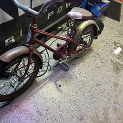 Schwinn Pixie  back Rim Is Bent Missing Tire bike Is Complete Ok