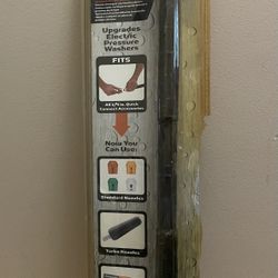 Power Care 1/4" Quick Connect Wand for Pressure Washers W/4 Adapters