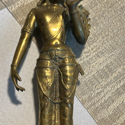 Antique Indian deity/ solid brass