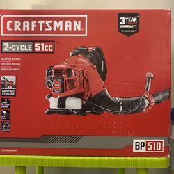 Craftsman BP510. 51-cc 2-cycle 600-CFM 220- MPH Gas Backpack Leaf Blower (Price Is Firm)
