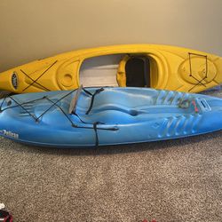 2 Pelican kayaks 